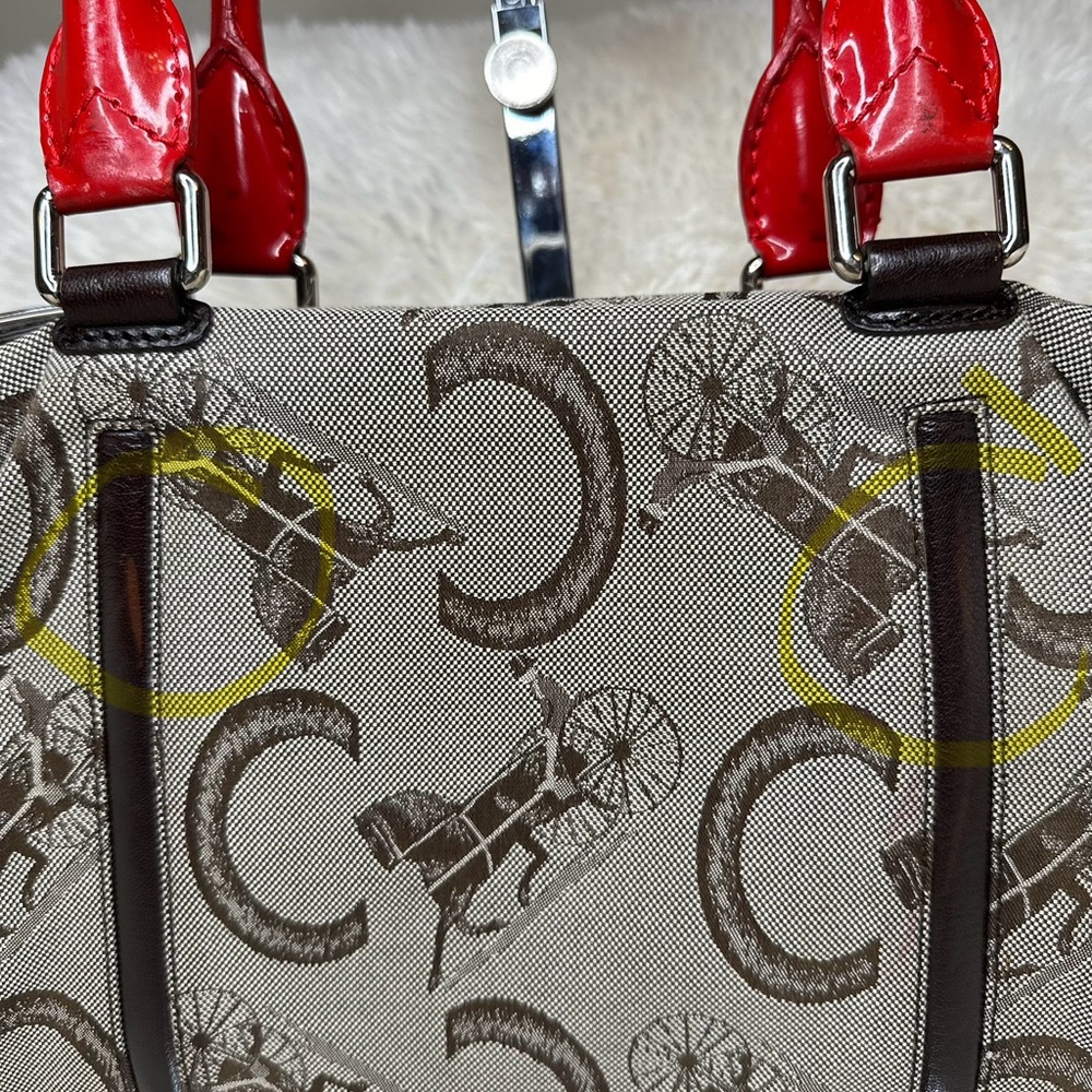 Celine Turn Lock C Macadam Tote - Will include Original Celine Silk Scarf. - Picture 10 of 12